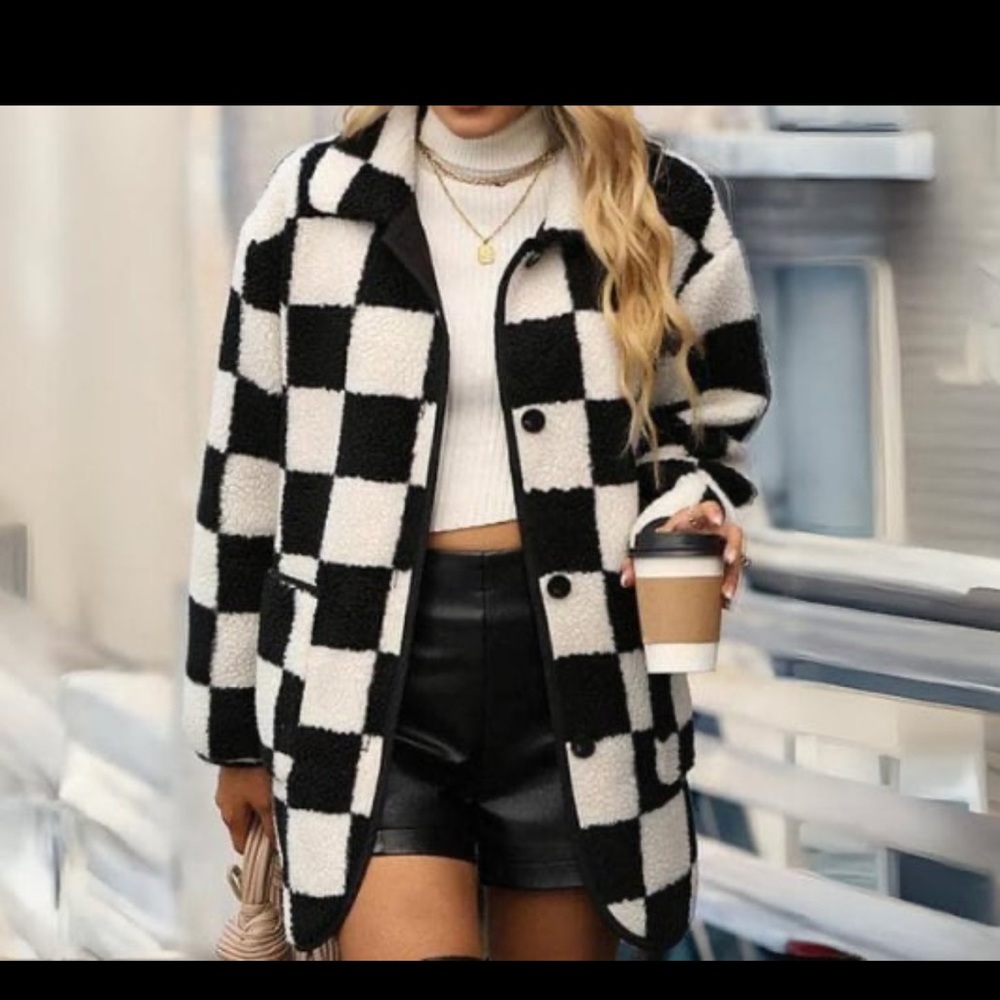 Women's Chequered Shaket